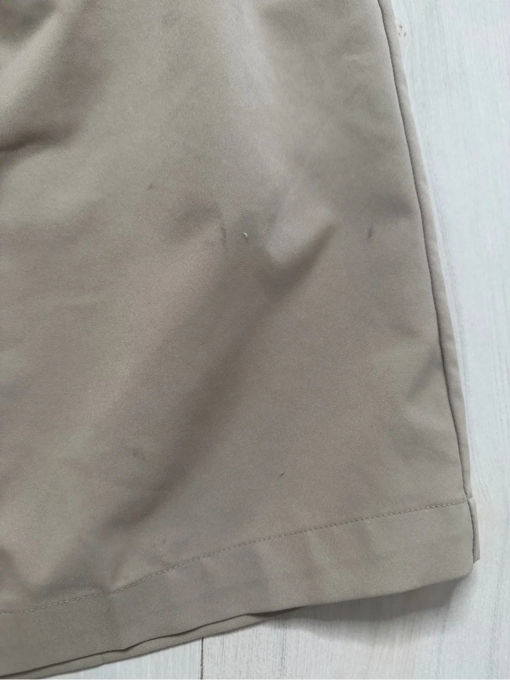 adidas Men's Flat Front Khaki Shorts